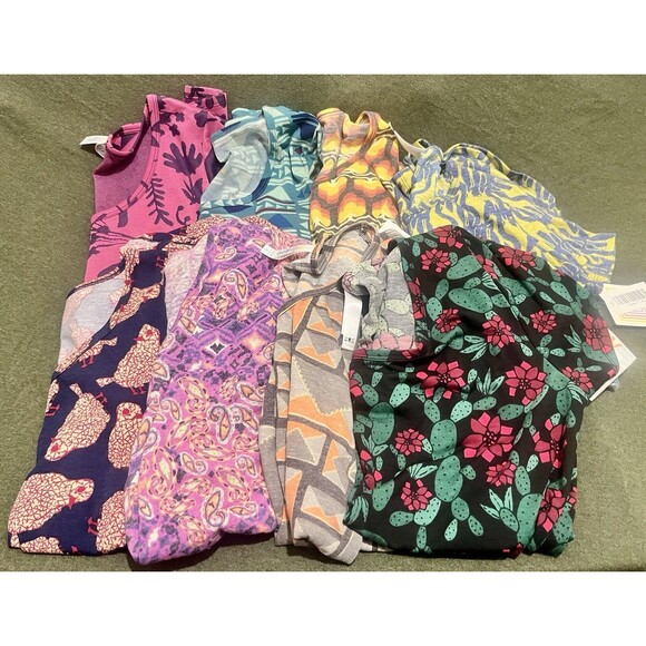 Lularoe Bundle Tops Lot Of 8 Size XS Classic T Shirts NWT New - Picture 1 of 4